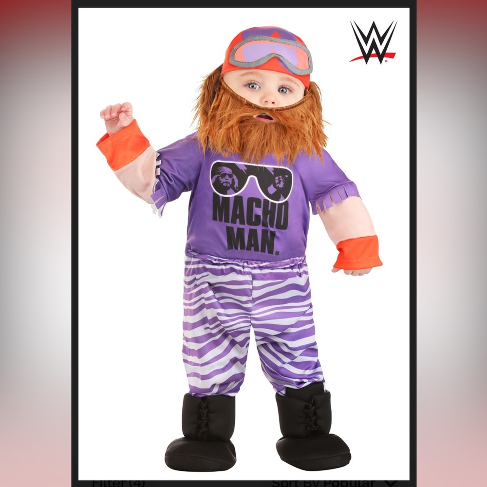 Macho Man Randy Savage Baby Costume 6-9 months